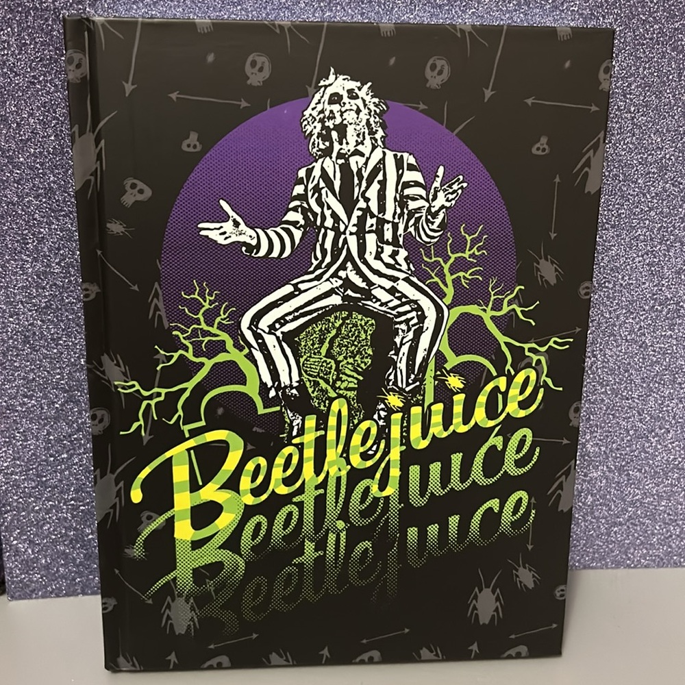 Beetlejuice Lined Journal